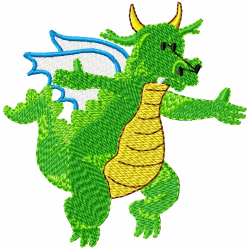 Dinosaur Embroidery Design 4 Dinosaur Embroidery Design 4